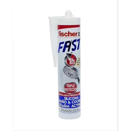 SILICONA FAST 280 ML TRANSL 517961 FISCHER