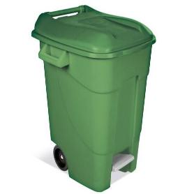 TAYG CUBO RESIDUOS 120 LT+RUE+PED 600X568X886 CP VE-VE REF426001