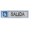 PLACA SIMBOLO 58-163*45 INOX 8219 AMIG