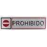 PLACA SIMBOLO 72-163*45 INOX 9887 AMIG