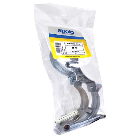 BOLSA 2 U. ABRAZADERA R M8+M10 Ø40 REDRN APOLO