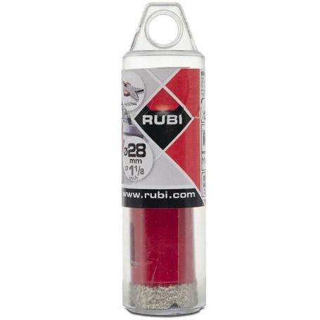 RUBI BROCA DIAMANTE CORTE SECO GRES PORCELANICO  28 MM 04911