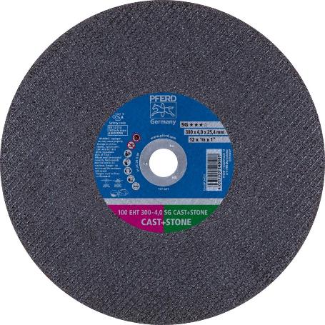 DISCO CORTE 100T EHT300-4 SG 25,4 PIEDRA CABALLITO
