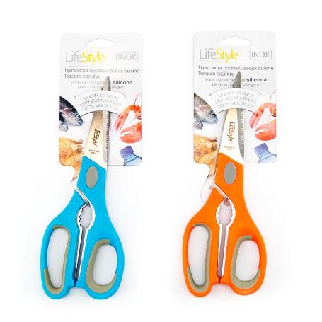 TIJERAS COCINA SILICONA 22 CM 2580 BLISTER