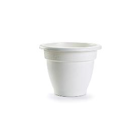 MACETA REDONDA 22X22X17CM BLANCA 1195401