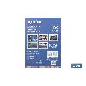 SET DE 4 UDS. LOSETA ALVEOLADA AZUL DE PVC 33 X 33 X 2 CM