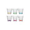 VASOS FONDO COLOR 310 ML 6 PIEZAS JUEGO 6