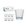 VASOS FONDO COLOR 310 ML 6 PIEZAS JUEGO 6