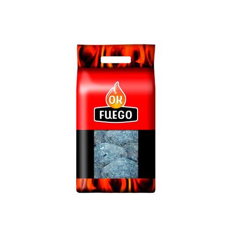 FLOWER OK FUEGO PIEDRAS VOLCANICA LAVA NEGRA  SACO 4KG 50219