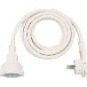 BRENNENSTUHL-1168980230-ALARGADOR ELÉCTRICO IP20 H05VV-F3G1,5 DE 3 M (BLANCO) CON CLAVIJA PLANA
