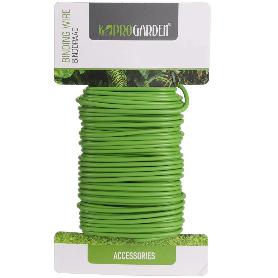ALAMBRE PLASTIFICADO VERDE 2,5/4 MM SURTIDO ROLLO 10/5 M
