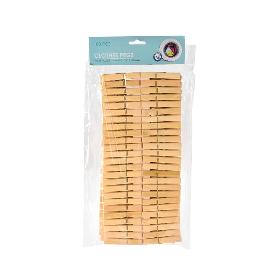 PINZAS ROPA BAMBU 10 CM 100 PIEZAS BLISTER 100