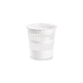 PAPELERA REDONDA 28 CM BLANCA