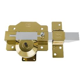 CERROJO ALTA/SEGU.1R PLUS 24972 DHA. ORO