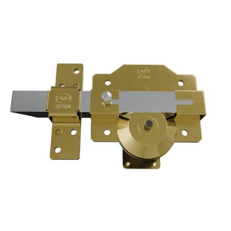 CERROJO ALTA/SEGU.1R PLUS 24973 IZQ. ORO