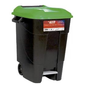 CONTENEDOR RESIDUOS CON PEDAL 100L. DISPONIBLE EN VARIOS ACABADOS. ACABADO GRIS