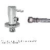 LLAVE DE ESCUADRA CERÁMICA 1/2 - 3/8