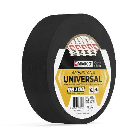 CINTA AMERICANA UNIVERSAL NEGRO 50X10