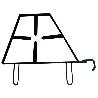 TREBEDE FINSTOCK GIRATORIA 60 X 35 PARA CHIMENEA