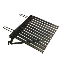 PARRILLA FINSTOCK GIRATORIA TIPO ARGENTINO Y VERTEGRASAS 50 X 40