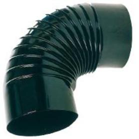 ESTUFA FINSTOCK CODO PINT.NEGRO 400º RIZA 90º DE 120 CP12090(04)