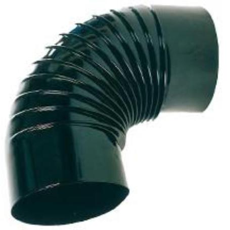 ESTUFA FINSTOCK CODO PINT.NEGRO 400º RIZA 90º DE 120 CP12090(04)