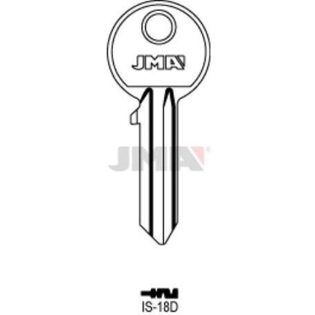 BAJA LLAVES JMA TIPO B MOD IS-18D (CAJA 50 UNIDADES)