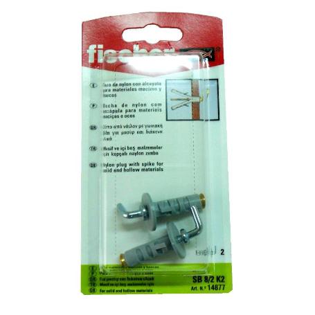 BAJA FISCHER BLISTER TACOS SB 8-2 AK ALCAYATA   14877 (CAJA 10 UNIDADES)