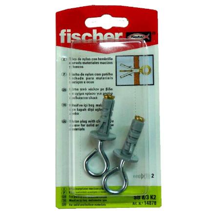 BAJA FISCHER BLISTER TACOS SB 8-3 HCK HEMBR.CER   14878 (CAJA 10 UNIDADES)
