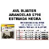AVL FINSTOCK BLISTER ARANDELA 6798 ESTRIADA 4 MM NEGRA 3711 (CAJA 15 UNIDADES)