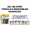 AVL FINSTOCK BLISTER TORNILLO ENSAMBLAR 7X50 PAVONADO 7290 (CAJA 15 UNIDADES)