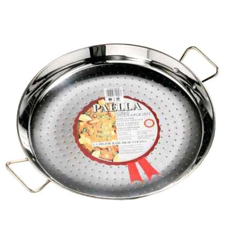 GARCIMA FINSTO PAELLERA INOX 18-8 46 CM-12 RACIONES 2 ASAS 70046
