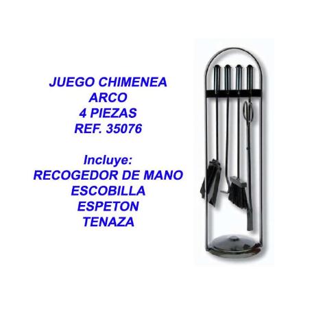 BAJA JUEGO CHIMENEA MODELO ARCO 4 PIEZAS 35076