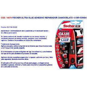 FISCHER ULTRA GLUE ADHESIVO REPARADOR CIANOCRILATO  4 GR 539084