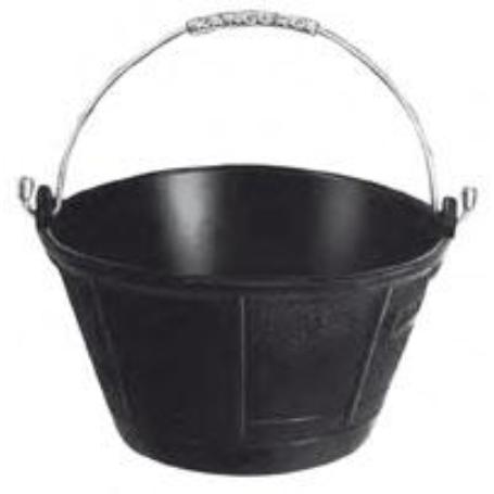 RUBI KANGURO GOMA CUBO ITALIANO 10 LITROS ASA PLASTICO 88915