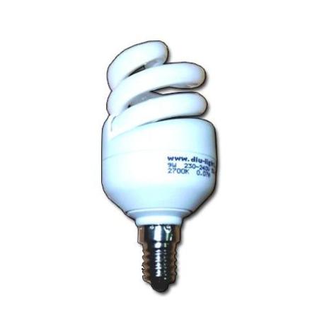 LUZ DLU FINSTOK LAMP.ELEC.T3 230V E14 SPIRAL9W CAL FLSG4020