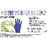 GUANTE FI NITRILO ALIMENTARIO AZUL CAJA 100 U T-S 6-7 SINITRILSK