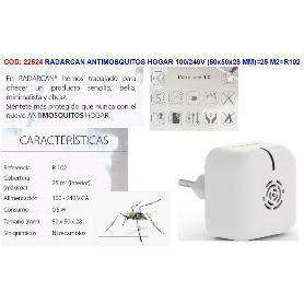 RADARCAN ANTIMOSQUITOS HOGAR 100-240V (50X50X28 MM) 25 M2 R102