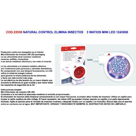 BAJA NATURAL CONTROL ELIMINA INSECTOS 3WATIOSMINILED1243 001