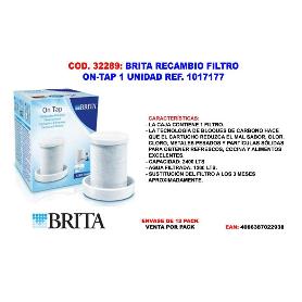 BRITA RECAMBIO FINSTOCK FILTRO ON-TAP 1 UNIDAD 1017177