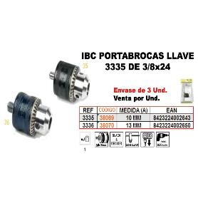IBC FINSTOCK 3-335 PORTABROCAS LLAVE 3-8X24 M-10 MM