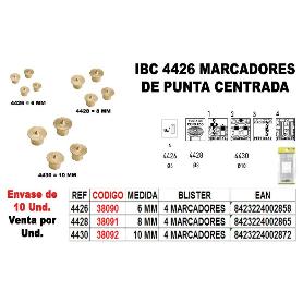 IBC FINSTOCK 4-430 4 MARCADORES PUNTA CENTRAD.10 MM