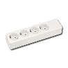 ELECTRICIDAD BASE MULTIPLE CON TT 4 TOMAS SCABLE 41004