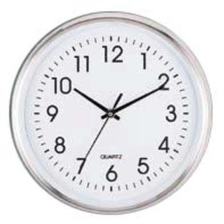 BAJA BERNAR RELOJ DE COCINA ACERO INOX EB-12   29,5 CM   5-0003