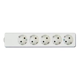 SIMON FINSTOCK BASE MULTIPLE BLANCA 5 TOMAS  SIN CABLE BM435602