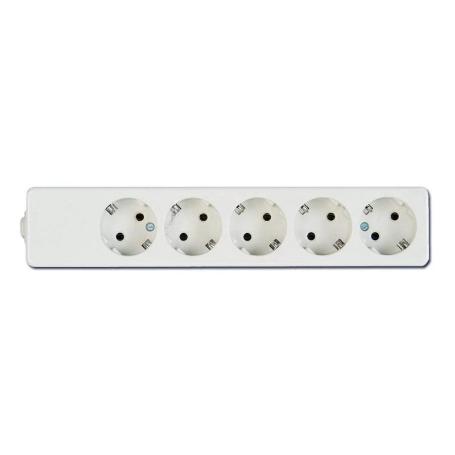 SIMON FINSTOCK BASE MULTIPLE BLANCA 5 TOMAS  SIN CABLE BM435602