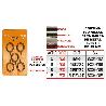 CORTINA FINSTOCK 10 ANILLAS HIERRO BARRA 19MM 5X30 34 CREMA ORO