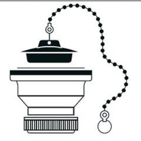 TECNO VALVULA DESAGUE LAVABO BIDE 70Ø 1-1-4 32Ø (T61) 50310