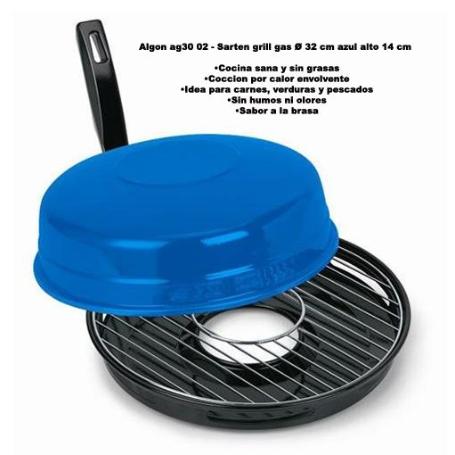 GRILL-GAS GRANDE   ALTO 14 DIAM. 32 CM AG30
