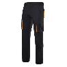 PANTALON STRETCH MULTIBOLSILLO BICOLOR ROPA BICOLOR NEGRO NARANJA TALLAJE TALLA 44